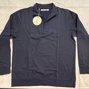 NWT Criquet Men’s XL 1/4 Zip Golf Long Sleeve Mock Neck Sweatershirt Pullover